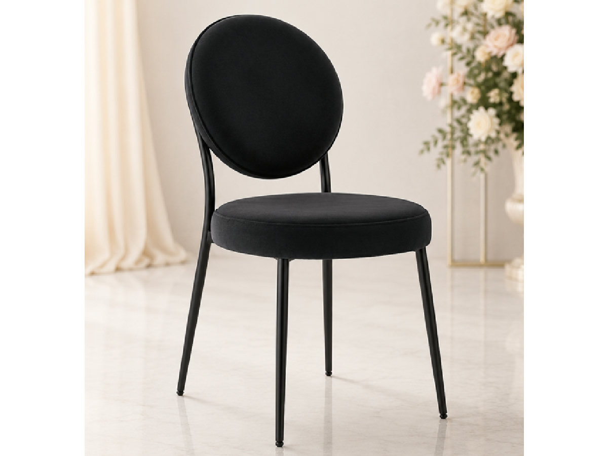 Noir Luna Dining Chair