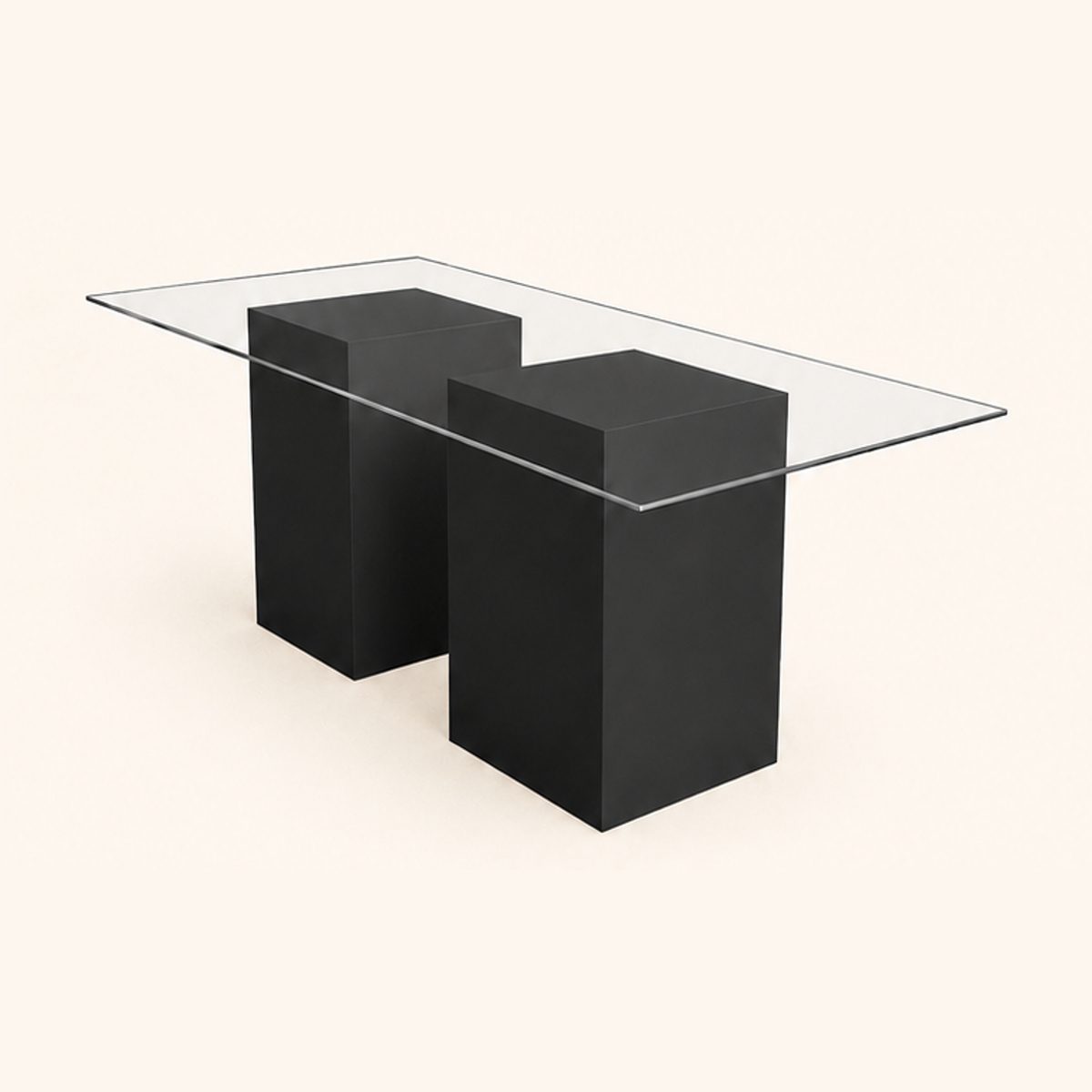 Rectangle Clear Table
